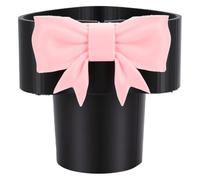 Eminchu Porte-gobelet en Forme de Coeur, Support Tasse Compatible (Black) | Joli accessoire de voiture, s\'adapte aux porte-gobelets standard, ajustement sécurisé, fabriqué en matériau PLA, idéal