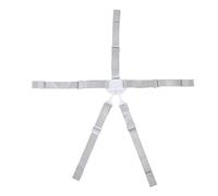 Eminchu Sangles de Chaise Haute Réglables, Harnais à 5 Points, Ceinture de sécurité pour Poussette, Sangle en Nylon Durable pour Plus de sécurité, Ajustement Universel pour la Plupart des Sièges de