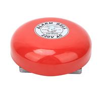 Eminchu Sonnette D'Alarme Incendie CB-6B, Alarme Métallique Industrielle, Alerte d'urgence 150mm 95dB pour Bâtiments, Rouge AC220V, qualité Supérieure