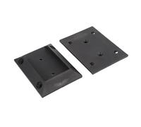 Eminchu Supports de Rampe en Nylon pour Poteaux en Bois, Ensemble de 40 | Connexions de poteaux sécurisées, vis galvanisées, connecteurs de rampe d\'escalier pour projets de clôture de pergola de