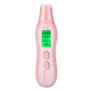 Eminchu Testeur de Capteur de Peau, Affichage Numérique LCD, Analyseur d'humidité de la Peau, pour la Maison, Salon de beauté, Détecteur de Portable Blanc 5,0 Pouces (Rosâtre)
