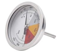 Eminchu Thermomètre de Gril en Acier Inoxydable, Compteur Précis de Température de Four pour la Cuisson au Barbecue 0-300 ℃ 1/2 Pouces NPT 1 Pièce