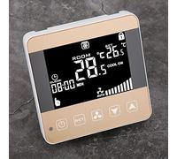 Eminchu Thermostat Numérique LCD Intelligent pour Climatiseur Central et unité de Bobine de Ventilateur avec Capteur AC200-240V (WiFi, (Commande vocale pour Yandex Alice, pour)