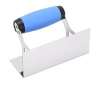 Eminchu Truelle D'angle en Acier Inoxydable, Outil de Finition D'angle Intérieur avec Poignée en Caoutchouc pour le Plâtrage des Murs et des Sols