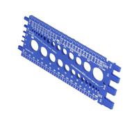 Eminchu Vérificateur de Filetage de Boulon D'écrou pour un Dimensionnement Précis en Métrique et Impérial - Outil Idéal pour les Amateurs de Bricolage - Plastique Durable - Compact 8,4 X 22,1 Cm