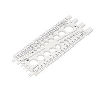 Eminchu Vérificateur de Filetage de Boulon D'écrou pour un Dimensionnement Précis en Métrique et Impérial - Outil Idéal pour les Amateurs de Bricolage - Plastique Durable - Compact 8,4 X 22,1 Cm