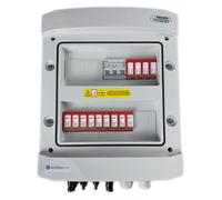 EMITER EM-1049_DCAC Tableau de distribution DCAC, IP65, SPD DC Dehn 1000V type 1+2, 3 x chaîne PV, 3 x MPPT, SPD AC Dehn type 1+2, 63A 3-F