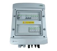 EMITER EM-1102N_DCAC Tableau de distribution DCAC, IP65, SPD DC Noark 1000V type 2, 2 x chaîne PV, 2 x MPPT, SPD AC Noark type 2, 10A 3-F, RCD type A 40A/300mA
