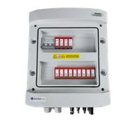 EMITER EM-1291_DCAC Tableau de distribution DCAC, IP65, SPD DC Dehn 1000V type 1+2, 3 x chaîne PV, 3 x MPPT, SPD AC Dehn type 1+2, 63A 3-F, RCD type A 63A/300mA