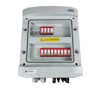 EMITER EM-149_DCAC Tableau de distribution DCAC, IP65, SPD DC Dehn 1000V type 2, 3 chaînes PV, 3 MPPT, SPD AC Dehn type 2, 40A 3-F