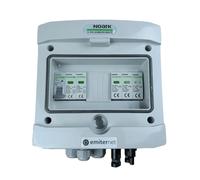 EMITER EM-215N_DCAC Tableau de distribution DCAC, IP65, SPD DC Noark 1000V type 2, 1 x chaîne PV, 1 x MPPT, SPD AC Noark type 2, 16A 1-F