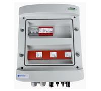 EMITER EM-421N_DCAC Tableau de distribution DCAC, IP65, SPD DC 1000V type 2, 3 chaînes PV, 3 MPPT, SPD AC type 2, 50A 3-F