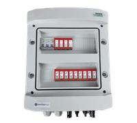 EMITER EM-729_DCAC Tableau de distribution DCAC, IP65, SPD DC Dehn 1000V type 1+2, 3 x chaîne PV, 3 x MPPT, SPD AC Dehn type 1+2, 50A 3-F