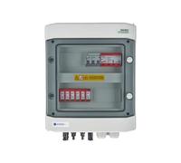EMITER EM-841_DCAC Tableau de distribution DCAC, IP65, SPD DC Dehn 1000V type 2, 2 x chaîne PV, 2 x MPPT, SPD AC Dehn type 1+2, 10A 3-F