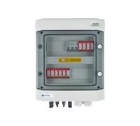 EMITER EM-98_DCAC Tableau de distribution DCAC, IP65, SPD DC Dehn 1000V type 2, 2 x chaîne PV, 2 x MPPT, SPD AC Dehn type 2, 10A 3-F