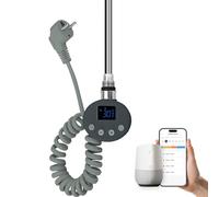 EMKE Barre chauffante avec thermostat pour radiateur de salle de bain 300 W, Smart WiFi Cartouche chauffante en acier inoxydable pour radiateur, sèche-serviettes, sèche-serviettes, électrique