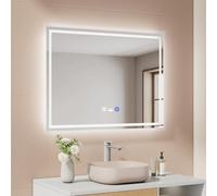 EMKE Miroir LED avec Capteur de Mouvement, 80x60 cm, Anti-buée