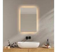 EMKE Miroir Lumineux de Salle de Bain Rétro-éclairé 60 x 40 cm