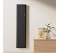 EMKE Radiateur Électrique Vertical 1600 x 363 mm, 1000 W,Anthracite | Chauffage à Convection en Aluminium, Radiateur Connecté WiFi avec Application et Commande Vocale, Programmable 7 Jours, LCD
