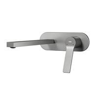 EMKE Robinet Lavabo Salle de Bain Modulaire - Laiton Anthracite, Cartouche Céramique, Aérateur et Économie d'Eau, 288x210x70 mm, Installation Facile, Design Moderne
