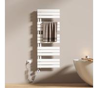 EMKE Seche Serviette Electrique avec WiFi Thermostat, 132x50 cm, Blanc