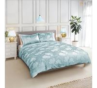 Emma Barclay Blossom - Parure de lit en Jacquard décoré - Bleu Canard - Double