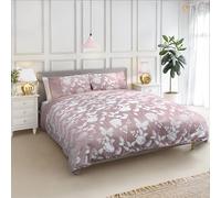Emma Barclay Butterfly Meadow Parure de lit Double en Jacquard, Polyester, Rose