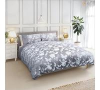 Emma Barclay Butterfly Meadow Parure de lit Jacquard ornée d'argent King Size