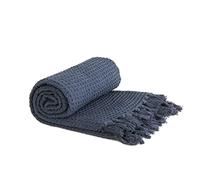 Emma Barclay Couvre-lit nid d'abeille 70 x 100 cm, Bleu Marine, 100% Coton, 70 x 100 (178 x 254 cm)