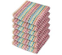 Emma Barclay Lot de 6 torchons de Cuisine en Tissu éponge 100% Coton - Multicolore - Motif Jazz