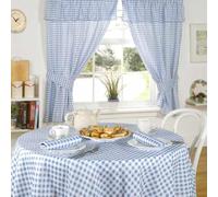 Emma Barclay Molly Lot de 4 Serviettes en Papier Motif Vichy Bleu 43 x 43 cm