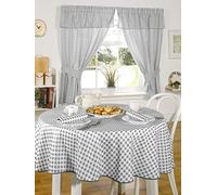 Emma Barclay Molly Nappe Ronde Vichy Anthracite 160 cm