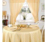 Emma Barclay Molly Nappe Ronde Vichy Citron 160 cm