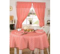 Emma Barclay Molly Nappe Vichy Rouge 127 x 178 cm