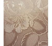 Emma Barclay Nappe damassée Rose 50 x 70 Pouces café, Polyester, 70 x 52 inch (Rectangular)