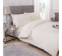 Emma Barclay Parure de lit en Percale 180 Fils Ivoire - Lit Super King Size