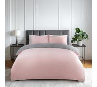 Emma Barclay Parure de lit réversible Lyla en Rose pâle/Gris - King Size