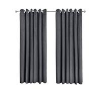 Emma Barclay Rideaux occultants en Velours à Motif gaufré pour Chambre à Coucher et Salon - Isolation Thermique - Collection Midnight (116,8 x 137,2 cm) (Anthracite)