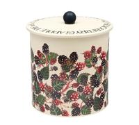 Emma Bridgewater Boîte à biscuits en métal Motif mûre et crème 20,5 x 17 cm Motif de baies