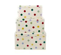 Emma Bridgewater - Lot de 3 moules à gâteau carrés originaux à pois