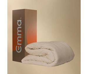 Emma Couette Nuage Tempérée 260x240 cm | Douce et Respirante | Thermorégulatrice et Lavable | Confort Toute l’Année | Microfibres Anti-Allergènes pour Nuit Fraîche et Moelleuse | Hiver