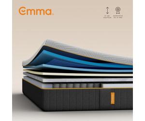 EMMA | Matelas Emma Original Elite 140x200 cm | Allègement de la pression | Adaptation Instantanée | Sommeil Luxe Réparateur | 27cm