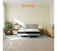 EMMA Matelas Original Lite+ 180x200 cm Ressorts + Mousse à Mémoire de Forme Housse Plus Respirante Confort 5 couches 22cm