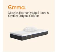 EMMA Matelas Original Lite+ 80x200 + Oreiller Emma Original Confort 60x60
