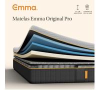 EMMA Matelas Original Pro 160x200 + Confort Premium Ressorts + 7 Zones + 27cm + Edition 2026