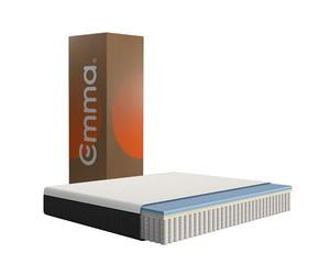 Emma Matelas Original Pro 27 cm - 180x200 - Matelas Hybride à Ressorts Ensachés 7 Zones & Mousse ThermoSync® Thermorégulante - Mémoire de Forme, Soutien Équilibré, Anti-Allergène