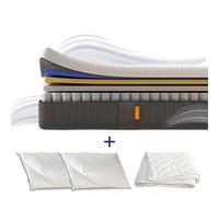 EMMA | Pack Matelas Emma Original+ 140x190 + 2 Oreillers Emma Original Confort + Couette Été Emma | Mémoire de Forme + Ressorts