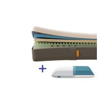 EMMA Pack Matelas Emma Original Classic 90x190 cm + Oreiller Emma Original Adapt Technologie Mémoire de Forme Les Plus Vendus en France Corps