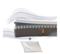 EMMA Pack Matelas Emma Original Lite+ 90x200 + Oreiller Emma Original Confort Ressorts + Mémoire de Forme Housse Plus Respirante