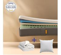 EMMA Pack Matelas Emma Original Classic 90x190 + Oreiller Emma Original Confort + Couette Printemps & Automne Emma Matelas Mémoire de Forme Con